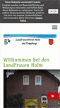 Mobile Screenshot of landfrauen-holm.de